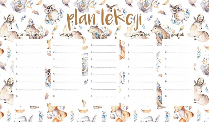 Wallvy Serie - Magnetisch Lesplan - 45x26cm - Personaliseerbaar - Geschikt voor Droog Uitwisbare Markers
