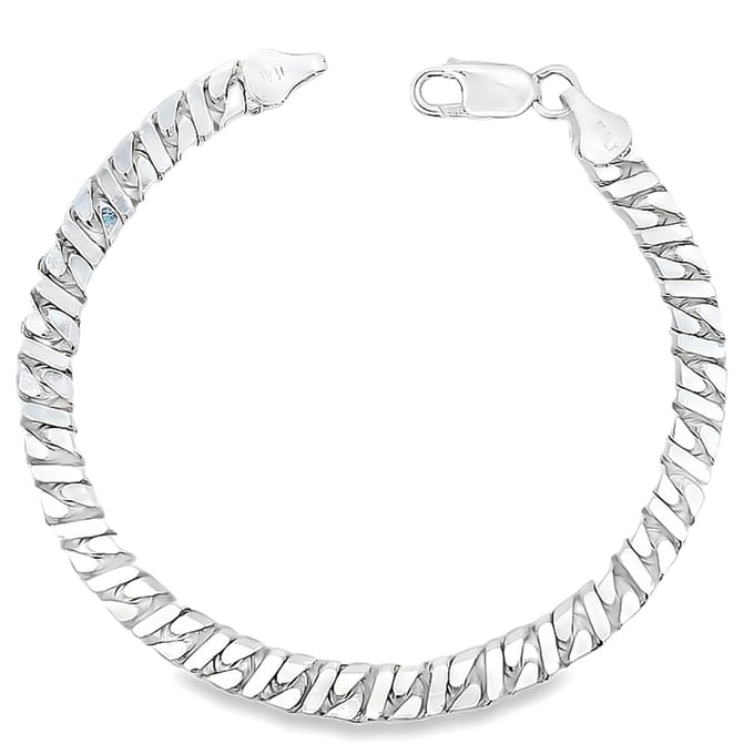 Juwelier Zwartevalk - Zilveren schakel armband - 23.296-7.0/20 cm