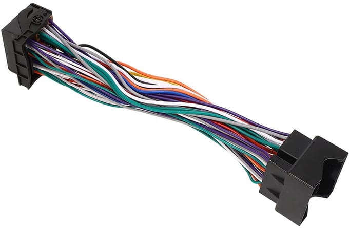 MQB Verlengkabels - Quadlock Adapter Kabel - Auto Audio Installatie - Hoge Snelheid Data - 23cm - Zwart