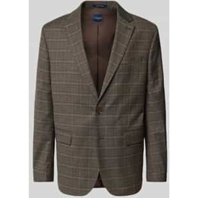 comfort fit colbert met wolgehalte