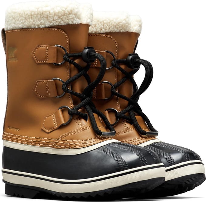 Sorel Snowboots - Maat 35 - Unisex - bruin/zwart/wit