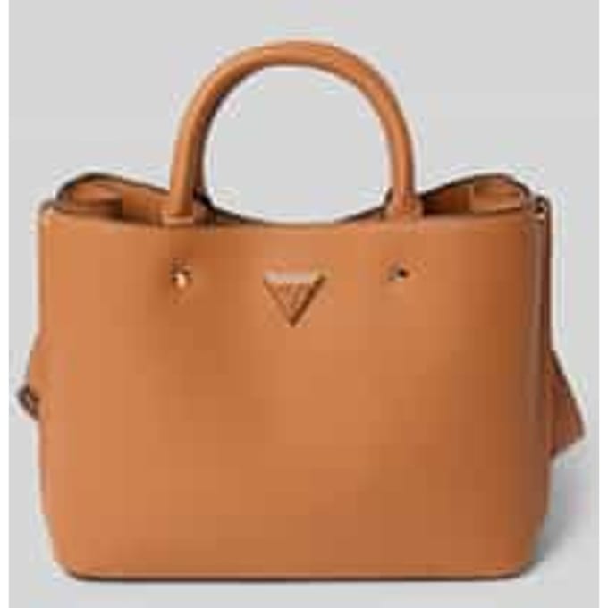 GUESS schoudertas Meridian II Girlfriend Satchel Cognac bruine