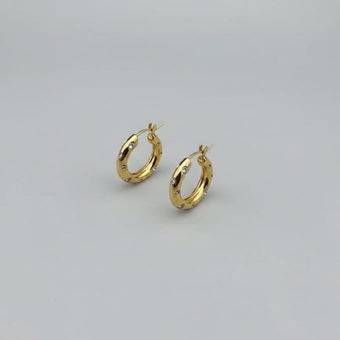 Zirkonia Hoepels – Modern & Glanzend | Twinolo