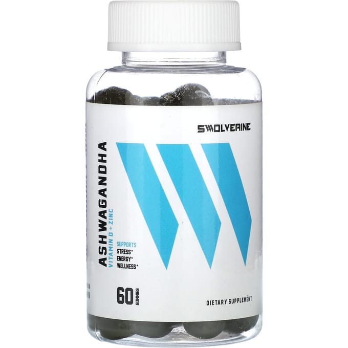 Swolverine, ashwagandha, 60 gummies