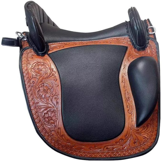 Saddle voor Spaanse paard Zaldi Treeles
