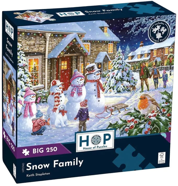 Snow Family Puzzel 250 XL Stukjes
