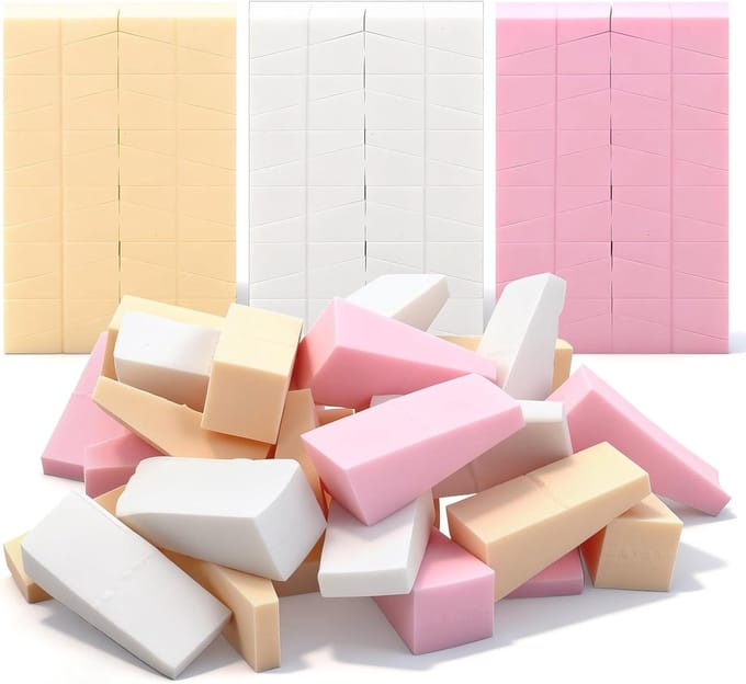 Triangulaire Make-up Sponsjes - 72 Stuks voor Vloeibare Foundation, Poeder en Crème Make-up