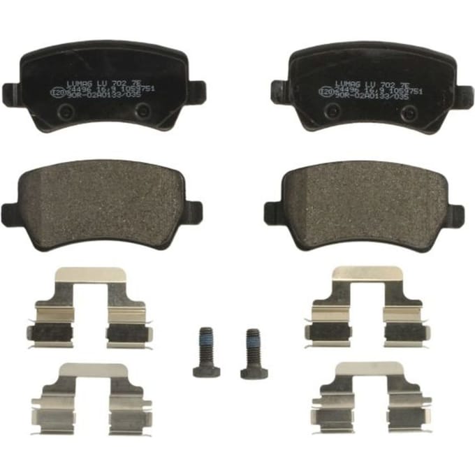 Remblokset BRECK 24496 00 702 00, achter