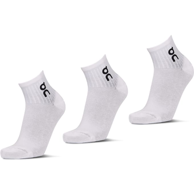 On Logo Sock Ankle Sokken Unisex - Wit - Maat 43 - 46 - Katoen
