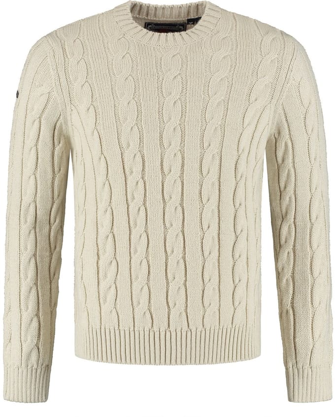 Superdry Jacob Cable Jumper Trui Heren - Maat XXL