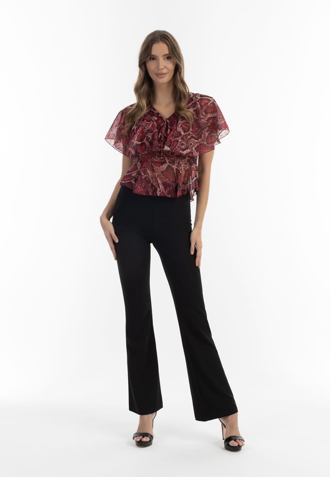 Faina Blouse Dames rode slang