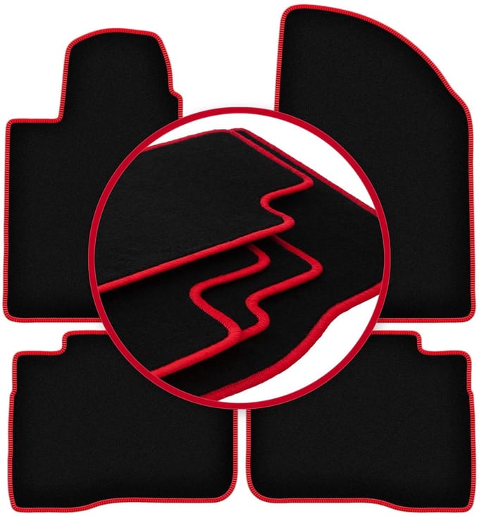 CARLUX-RED automatten voor: SsangYong Korando IV SUV (2019-)