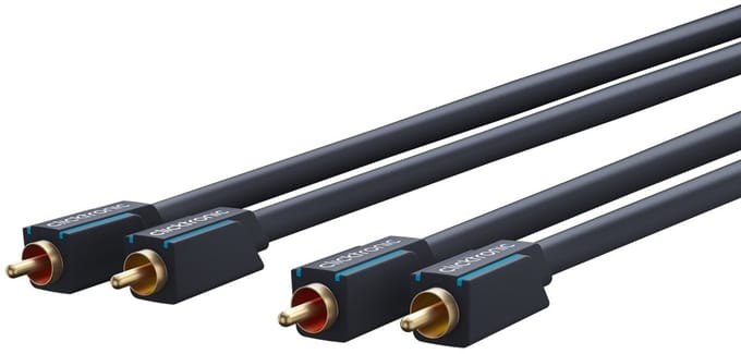 Clicktronic Cinch Stereo Audio Cable 2 m
