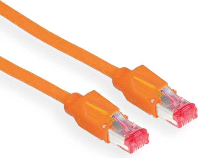 Draka UC900 premium S/FTP CAT6 Gigabit netwerkkabel / oranje - 5 meter