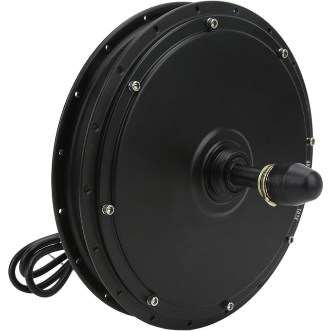 Fiets Achterwielmotor 48V 1000W Achteraandrijving DC Naafmotor voor DIY Modificatie Elektrische Fietsen black