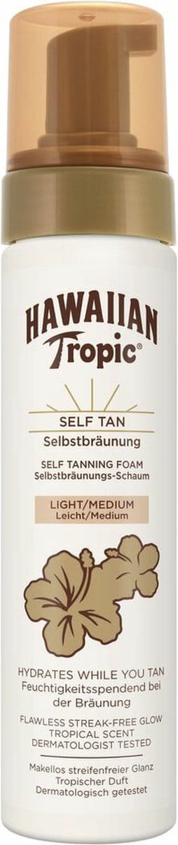 Hawaiian Tropic Sunless Tan Foam Light/Medium - 200 ml