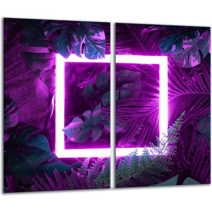 TMK ArtDeko Serie - Snijplank - Inductiekookplaat - Glas - 2x 30x52 cm