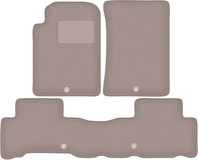 Beige veloursmatten voor: SsangYong Rexton III SUV (2013-)