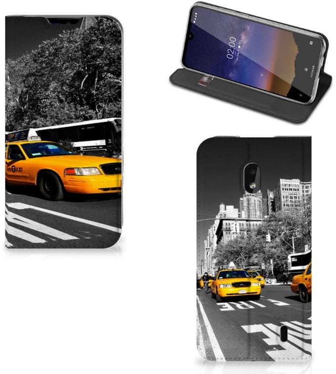 Nokia 2.2 Book Cover New York Taxi