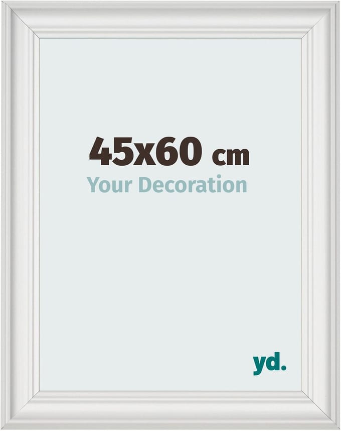 Your Decoration - Fotolijst 45x60 cm - MDF - Wit Geveegd - Lazio