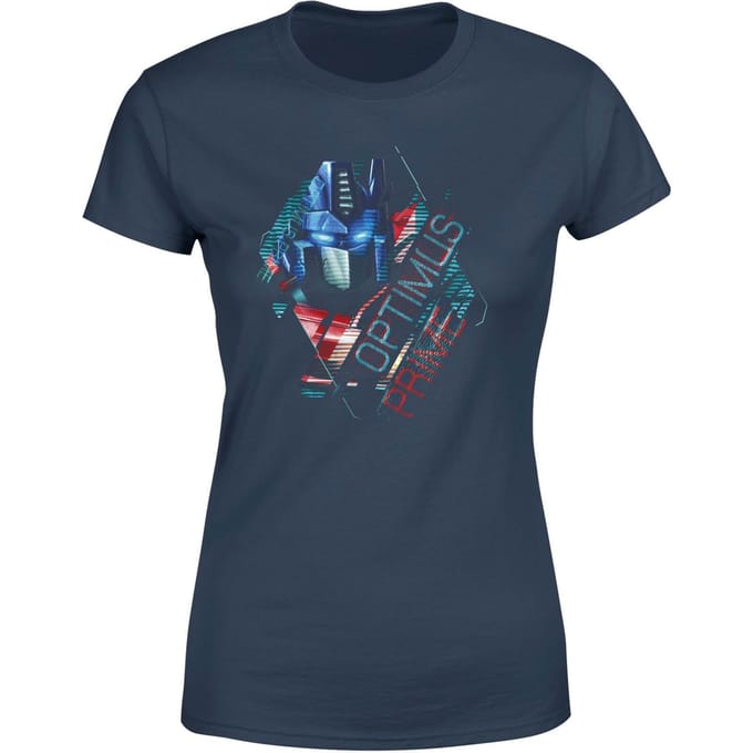 Transformers Optimus Prime Glitch Women's T-Shirt - Blauw - M