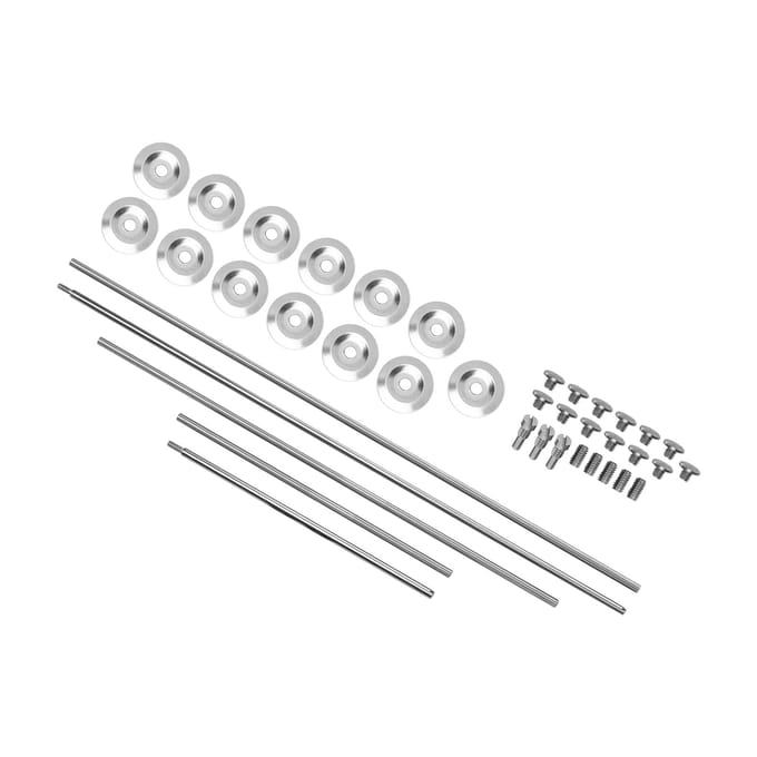 Dwarsfluit Reparatiekit Doe-het-zelf Onderhoud Verzorgingsgereedschap Schroeven Pakking Instrument Accessoires W53 gray