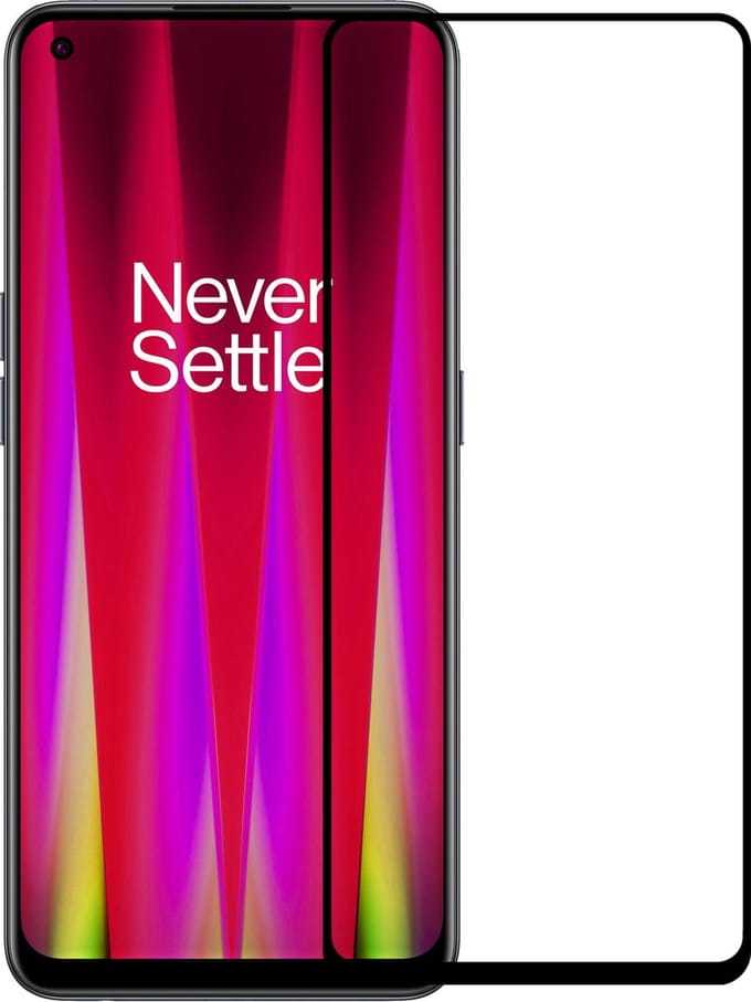 Screenprotector Geschikt voor OnePlus Nord CE 2 Lite - Full Cover - Beschermglas - Gehard Glas - Tempered Glass - Screen Protector