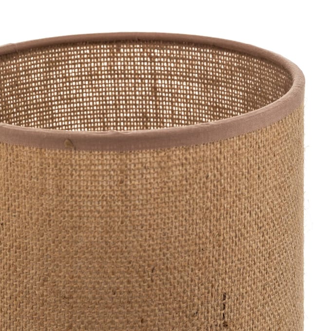 Duolla Lampenkap Roller, lichtbruin, Ø 15 cm, hoogte 15 cm