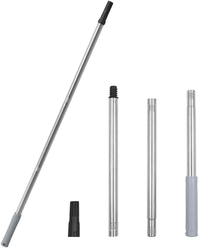 Verlengstok Set 3-delig (90cm) voor Verfrollers en Gereedschap met Taps Toelopende Fitting