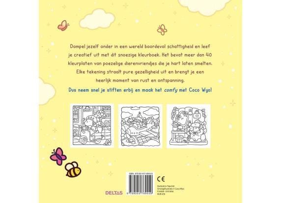 Deltas Cozy Cuties Cute & Comfy Kleurboek Coco Wyo Kleurboeken