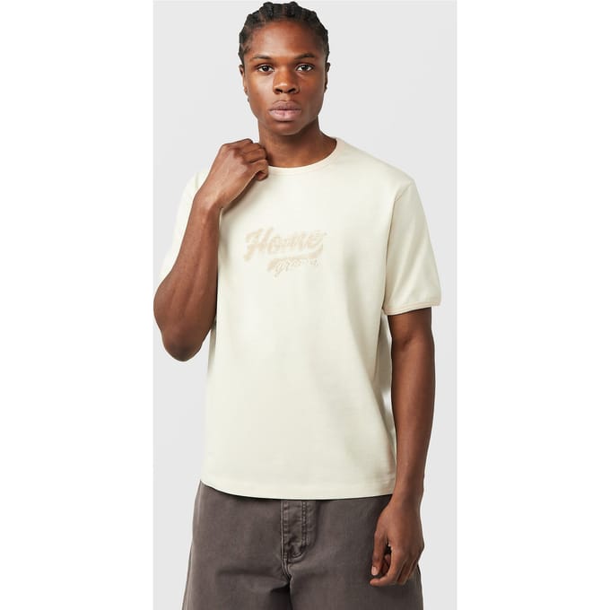 Home Grown Hermano Ringer T-Shirt, beige