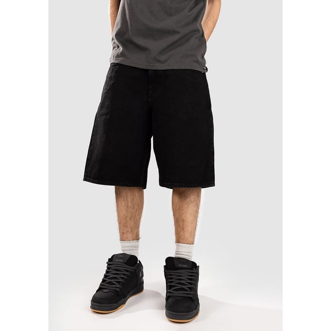 Volcom Billow Denim Korte Broek zwart