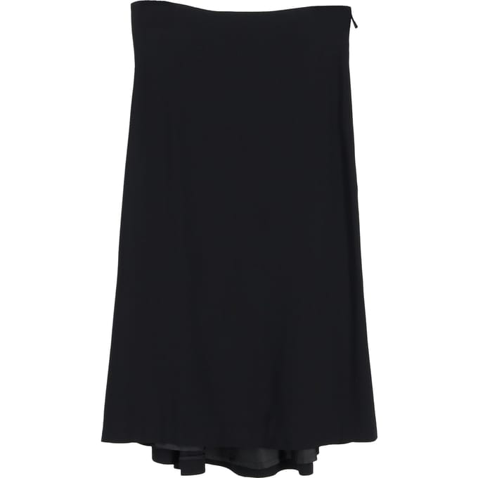 Alexander McQueen geplooide midi-rok in zwart polyester
