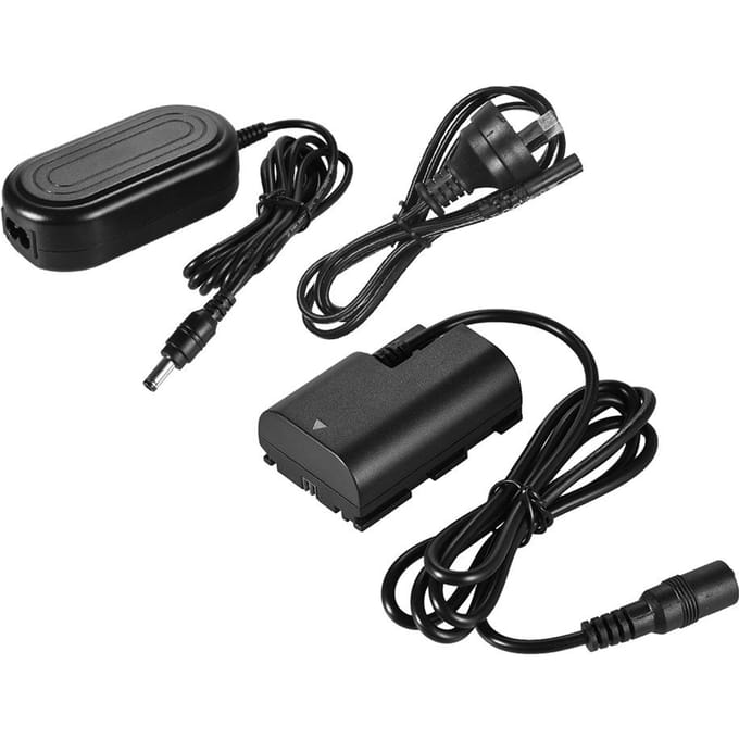 ACK-E6 AC-voeding LP-E6 LP-E6N DC-koppeling Dummy-batterijadapter Camera-oplader AU Plug black