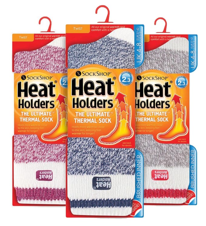 Heat Holders3 paar thermo wintersokken voor dames - Barcelona