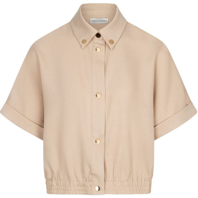 Amaya Amsterdam Sam Top Blouses Dames - Beige - Maat XL
