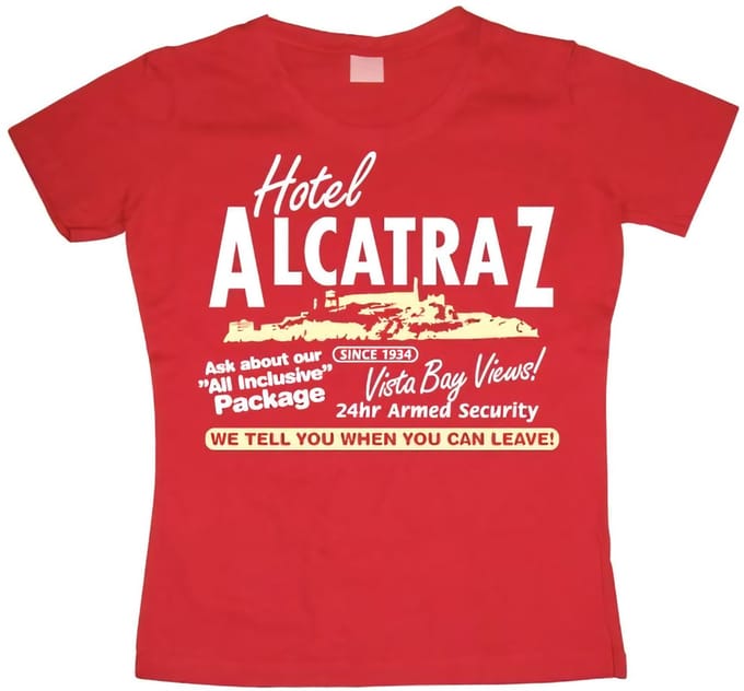 Hybris Dames T-shirt Alcatraz Girly SH-5-10860-LFH1-11