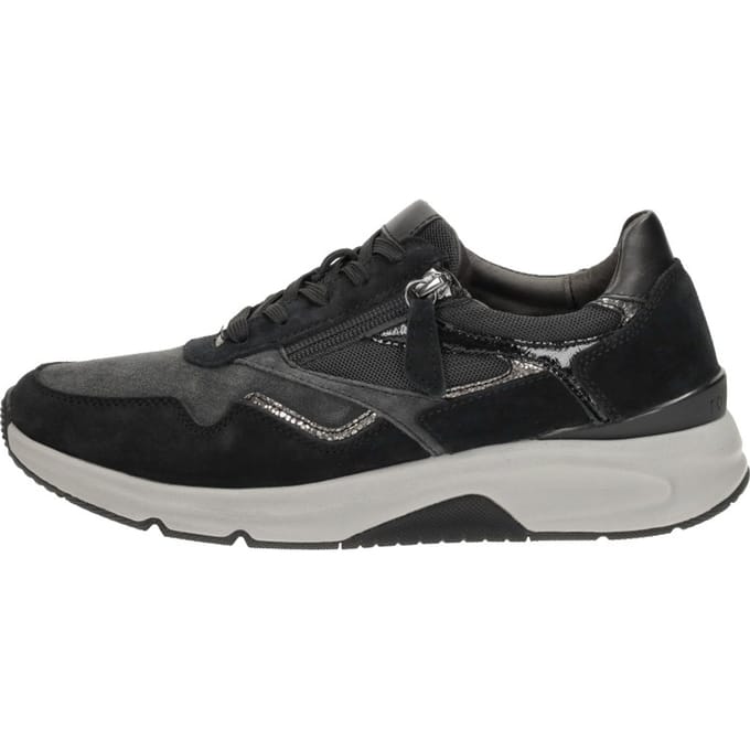 Gabor Rollingsoft Sneakers grijs Suede - Dames