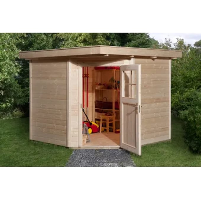 Weka Tuinhuis 229 - Onbehandeld - 235x239cm