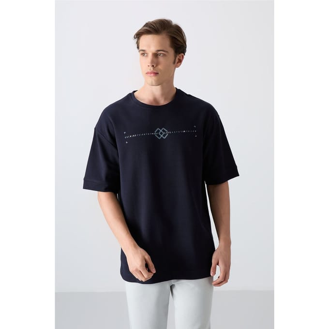 Oversized Geprinte Crew Neck T-shirt