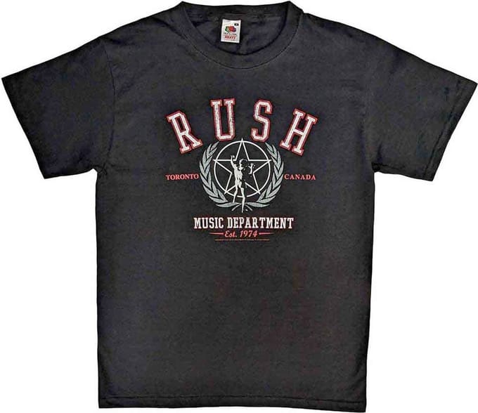 Rush - Department Heren T-shirt - S - Zwart