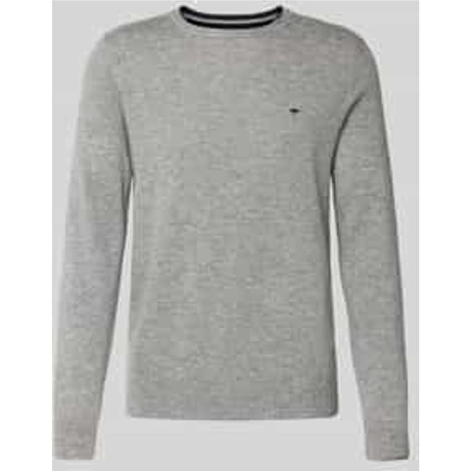 Fynch-Hatton Trui O-Neck Merino Cashmere Silver / male