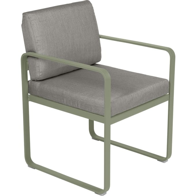 Fermob BELLEVIE fauteuil voor de eethoek - 82 cactus mat - B8 taupegrijs