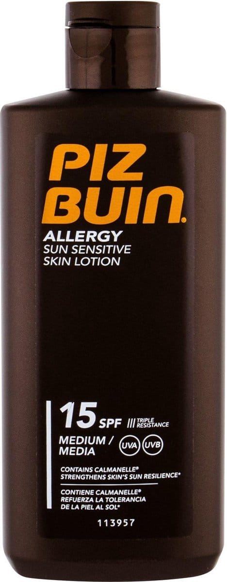 Piz Buin Allergy Sun Sensitive Skin Lotion SPF 15 200ml