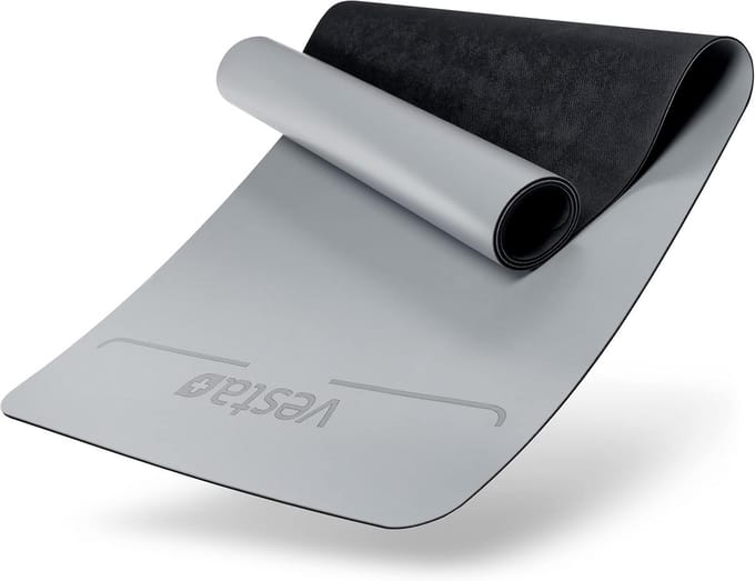 Premium Antislip Yogamat van Natuurlijk Rubber met Optimale Demping