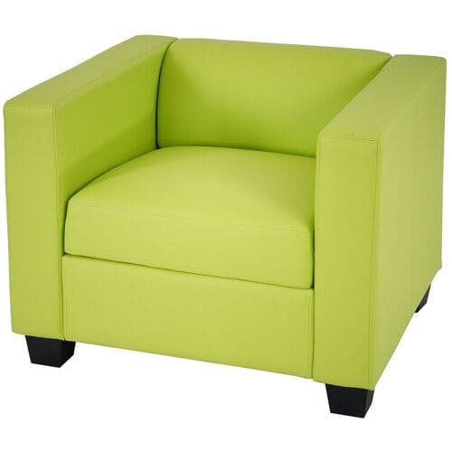 MCW Fauteuil Loungefauteuil Lille,  Kunstleer, lichtgroen