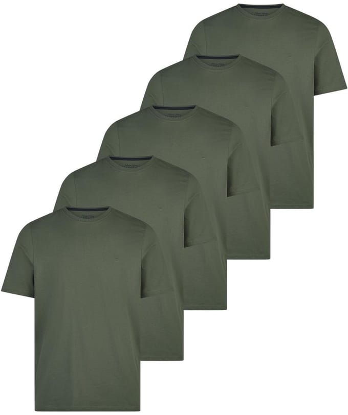 Redmond Heren t-shirt 5 pack Basic