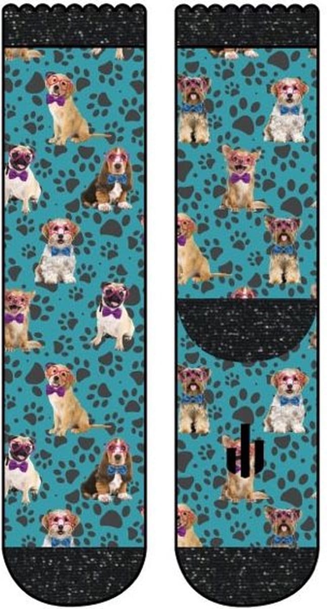 Sock My Feet bow tie dog maat 39/42