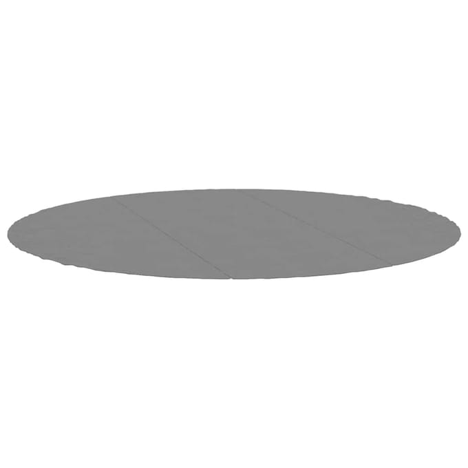 vidaXL - Zwembadgrondzeil - Ø396 - cm - polyester - geotextiel - lichtgrijs