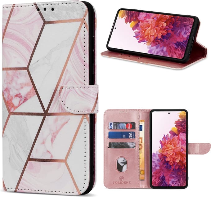 Solidenz hoesje - Geschikt voor Samsung Galaxy A53 - Bookcase - Marmer